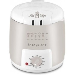 Beper BC.360 friteuse 1 liter Wit/Grijs