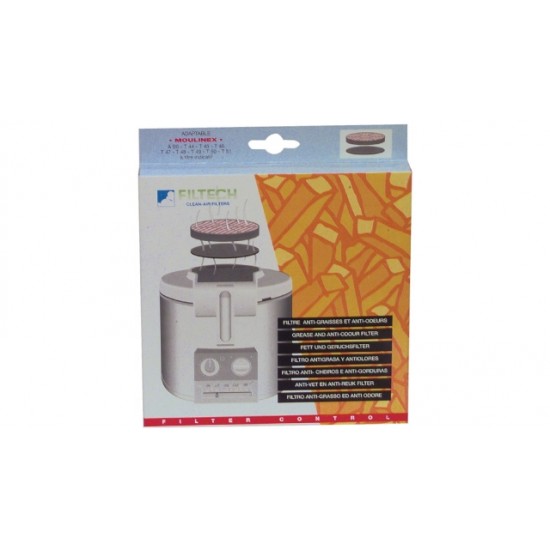 Filtech W8-65027/A Filter Cassette voor Moulinex Friteuses